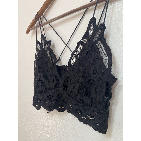 Free People Black Lace Bralette – Women’s Small - Picture 1 of 6